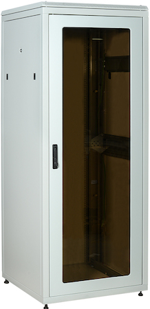 IEK LN35-47U88-GM ITK LINEA N 47U 800х800мм стекл. пер. дв. задн. металл. сер.
