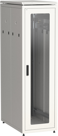 IEK LN35-42U61-G ITK Шкаф сетевой 19" LINEA N 42U 600х1000 мм стеклянная передняя дверь серый