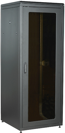 IEK LN05-47U88-GM ITK LINEA N 47U 800х800мм стекл. пер. дв. задн. металл. чер.