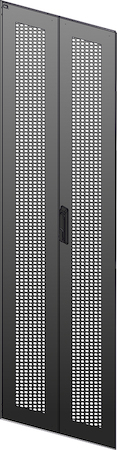 IEK LN05-42U6X-D2P ITK Дверь перфор. двустворч. для шкафа LINEA N 42U 600мм чер