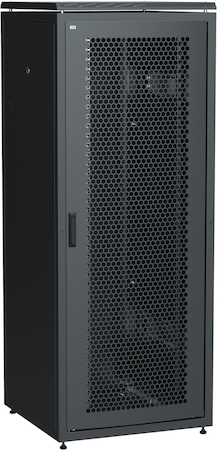 IEK LN05-42U88-PM ITK LINEA N 42U 800х800мм перф. пер. дв. задн. металл. чер.