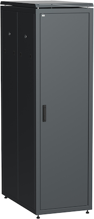 IEK LN05-42U61-M ITK Шкаф сетевой 19" LINEA N 42U 600х1000 мм металлическая передняя дверь черный