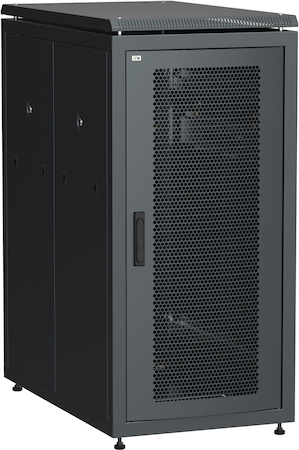 IEK LN05-28U61-P ITK Шкаф сетевой 19" LINEA N 28U 600х1000 мм перфорированная передняя дверь черный