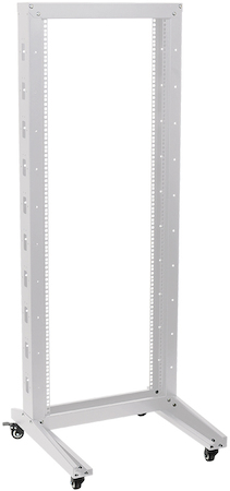 IEK LF35-42U66-1R ITK 19" однорамная стойка, 42U, 600x600, на роликах, серая