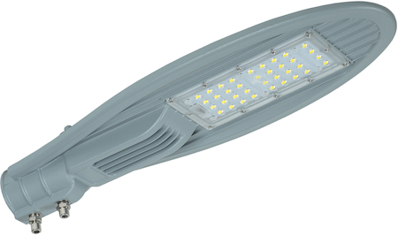 LDKU101-030-5000-K03 Светильник светодиодный ДКУ 01-30Ш 5000К IP65 серый IEK
