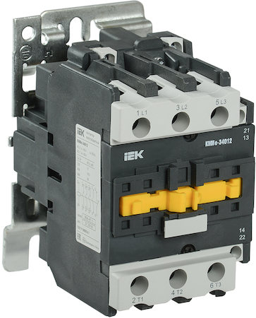 Фото IEK KKME31-050-230-11 Контактор КМИе-35012 50А 230В/АС3 1НО;1НЗ