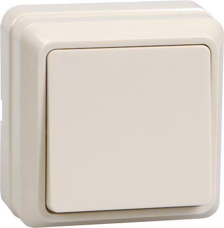 IEK EVO10-K33-10-DC ВС20-1-0-ОКм Выключатель 1кл 10А откр.уст. ОКТАВА (кремовый)