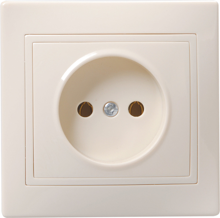 IEK ERK13-K33-10-DM РС10-2-ККм Розетка 1местн. без з/к без защ.штор. 10А КВАРТА (кремовый)