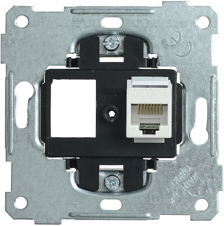 EKB10-01 РK10-1-Б Розетка компьютерная RJ45 Cat5e BOLERO IEK
