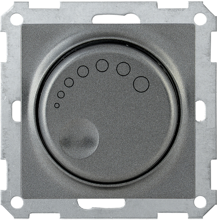 EDB11-0600-K95 СС10-1-1-Б Светорегул. пов. с инд. 600Вт BOLERO антрацит IEK