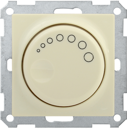 EDB11-0600-K33 СС10-1-1-Б Светорегул. пов. с инд. 600Вт BOLERO кремовый IEK