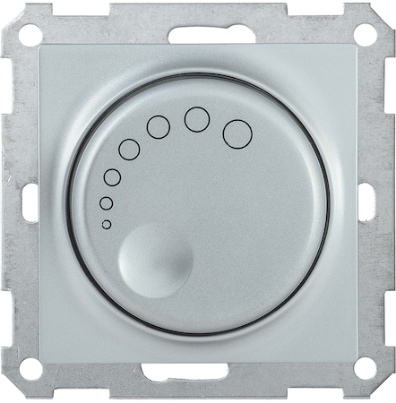 EDB11-0600-K23 СС10-1-1-Б Светорегул. пов. с инд. 600Вт BOLERO серебр. IEK