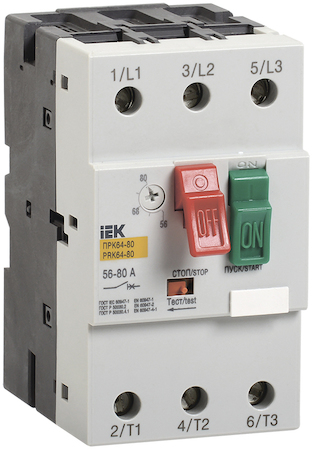 IEK DMS22-80 Пускатель ПРК64-80 In=80A Ir=56-80A Ue 660В ИЭК