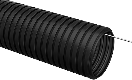 CTG20-16-K02-010-1 Труба гофр.ПНД d 16 с зондом (10 м) IEK черный