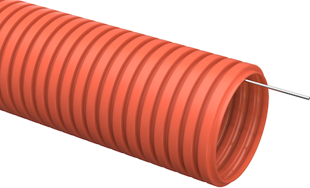 CTG20-32-K04-025 Труба гофр. ПНД d32 с зондом оранжевая (25м) IEK