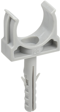 CTA10MP-CT20-K41-100 Держатель с защёлкой и дюбелем CT20 (без винта) IEK