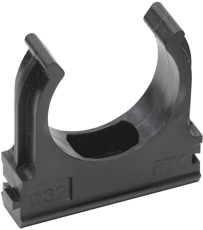 Фото IEK CTA10D-CF32-K02-005 Держатель с защёлкой CF32 черный (5шт/компл)