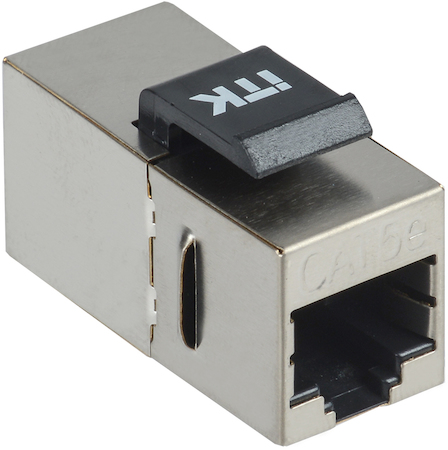 IEK CS7-1C5EF ITK Проходной адаптер кат. 5E FTP RJ45-RJ45 Keystone Jack