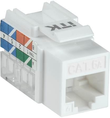 IEK CS1-1C6AU-11 ITK Модуль Keystone Jack кат. 6A UTP 110 IDC 90 град.