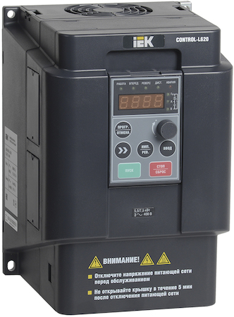 IEK Преобразователь частоты CONTROL-L620 380В 3ф 5.5-7.5кВт ИЭК CNT-L620D33V055-075TE