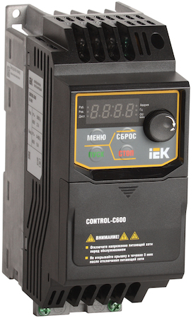 IEK Преобразователь частоты CONTROL-C600 380В 3ф 0.40кВт ИЭК CNT-C600D33V0040TM