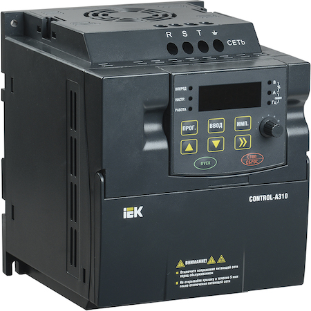 CNT-A310D33V022TEZ Преобразователь частоты CONTROL-A310 380В, 3Ф 2,2 kW 5,1A IEK