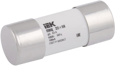 CFL22-080 Плавкая вставка цилиндрическая ПВЦ 22х58 gG 80А IEK