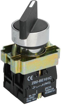 IEK BSW70-BJ-3-K02 Переключатель LAY5-BJ33 3 положения "I-0-II" длин ручка ИЭК