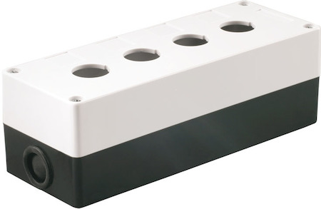 IEK BKP10-4-K01 Корпус КП104 для кнопок 4места белый ИЭК