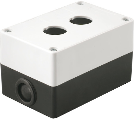 IEK BKP10-2-K01 Корпус КП102 для кнопок 2места белый ИЭК