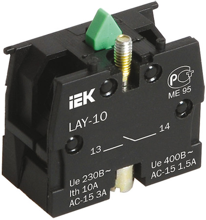 IEK BDK21 Контактный блок 1з для серии LAY5 ИЭК