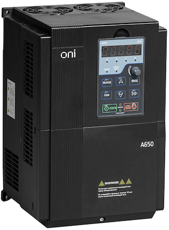 IEK A650-33E18T Преобразователь частоты A650 380В 3Ф 18,5kW 37А ONI