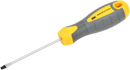 TSC-1SL-375 Отвертка шлицевая Master 3х75мм IEK