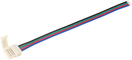Фото Коннектор 3шт RGB 10мм (15см-разъем) IEK