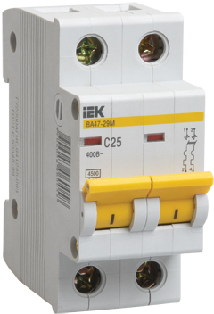 IEK MVA21-2-040-C Авт. выкл. ВА47-29М 2P 40A 4,5кА х-ка C ИЭК