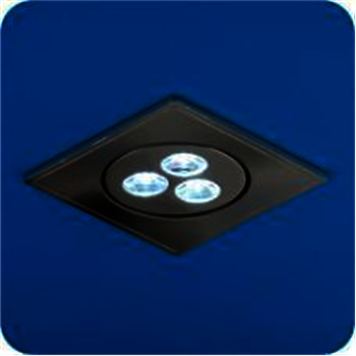 ITALMAC Vega 03 02 06 Vega 03 02 05 светильник светодиодный 3W в комплекте с драйвером, квадратный, поворотный никель
