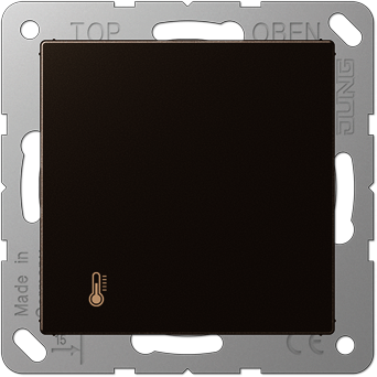 JUNG A2178ORTSMO KNX-регулятор с ручкой для установки температуры; мокка