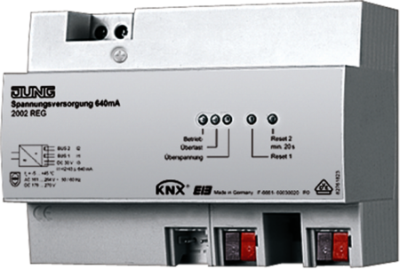 JUNG 2002REG KNX/EIB-блок питания 640 mA