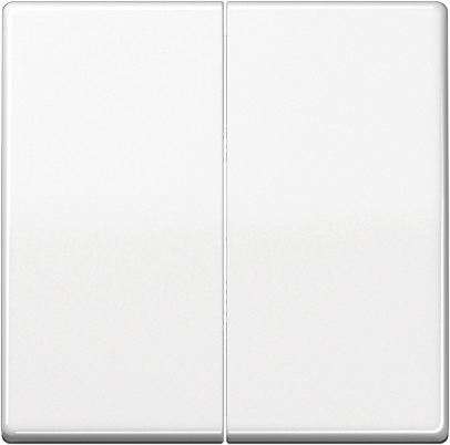 JUNG ABAS1565.07WW Клавиша для диммера, сдвоенная; белая