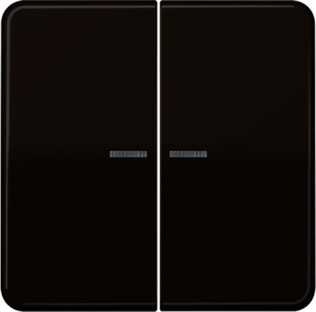 JUNG CD595KO5BR Клавиши для сдвоенных выключателей с подсветкой; коричневые