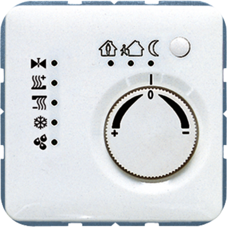 JUNG CD2178TSWW KNX-регулятор с шинным сопряжением с ручкой для установки температуры; белый