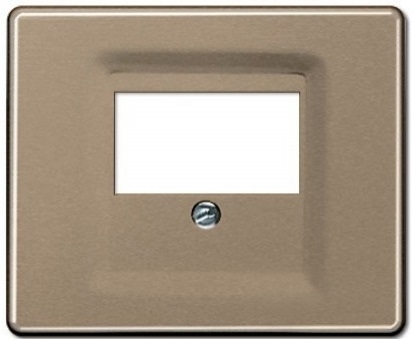 JUNG SL569TGB Крышка для ТАЕ гнезд; золотая бронза
