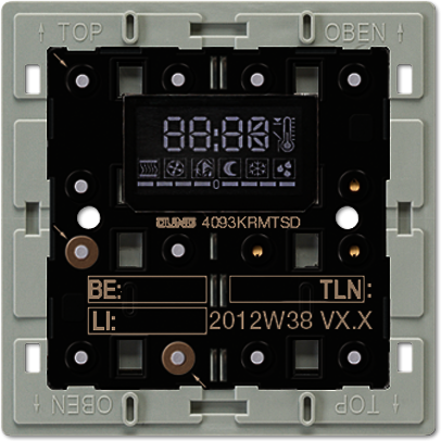 JUNG 4093KRMTSD KNX регулятор дисплей компакт