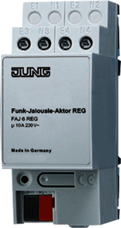 JUNG FAJ6REG Радиоисполнитель для жалюзи 2ТЕ