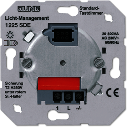 JUNG 1225SDE Стандартный клавишный диммер