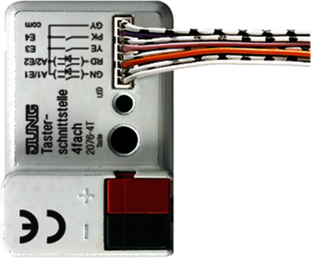 JUNG 2076-4T KNX/EIB-интерфейс кнопок, 4-ной