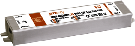 Jazzway 3329266A Драйвер BSPS  12V3,3A=40W (new) влагозащищенный IP67