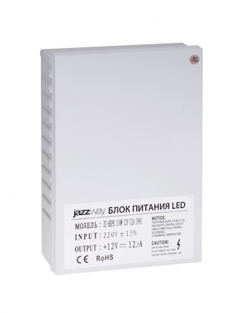 Фото Jazzway 1001221 Драйвер BSPS 12V12,5A=150W брызгозащищенный IP45