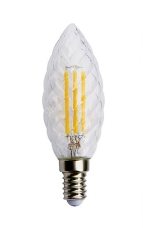 Jazzway 1036438 PLED TC C35 OMNI 4W 2700K 360Lm E14 (витая свеча) 230В/50Гц
