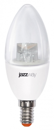 2853097 PLED- SP CLEAR C37 7w CL 3000K 540 Lm E14 Jazzway